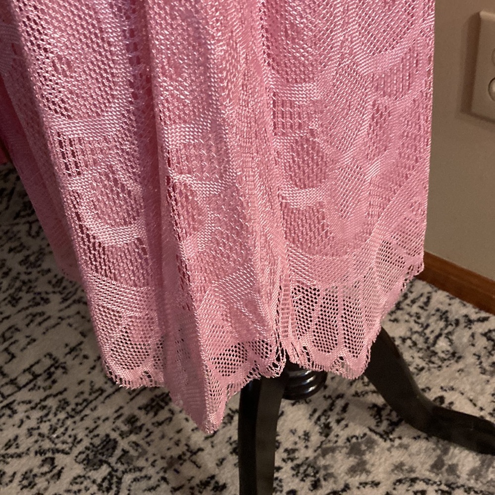 Vintage lavender pink JC Penny dress 9/10 petite - Picture 5 of 7